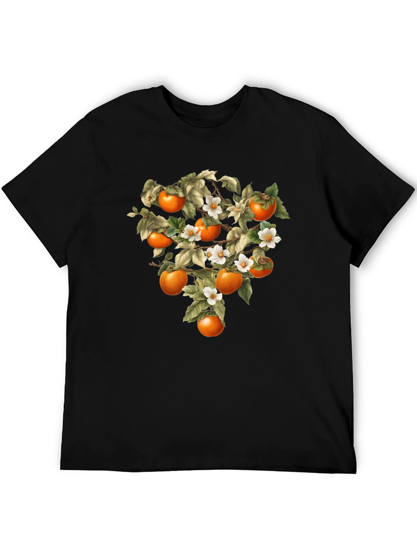 Botanical Persimmon Tree Graphic Tee
