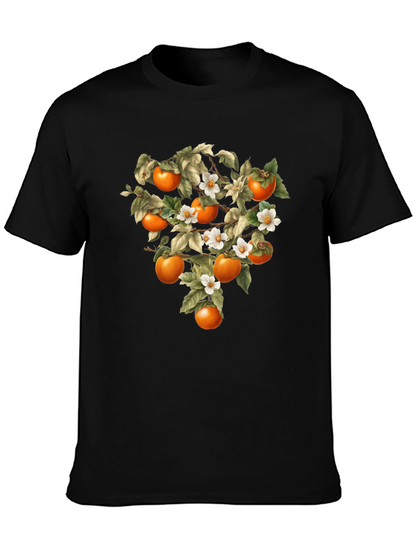 Botanical Persimmon Tree Graphic Tee