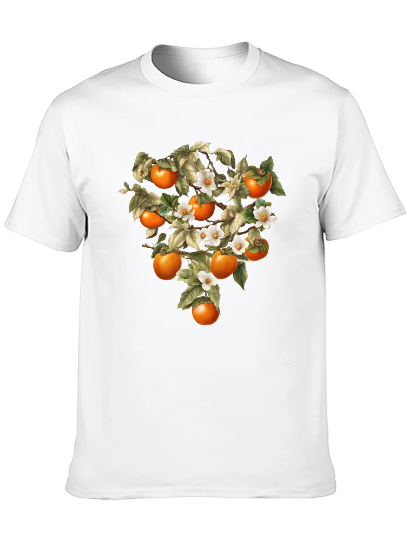 Botanical Persimmon Tree Graphic Tee