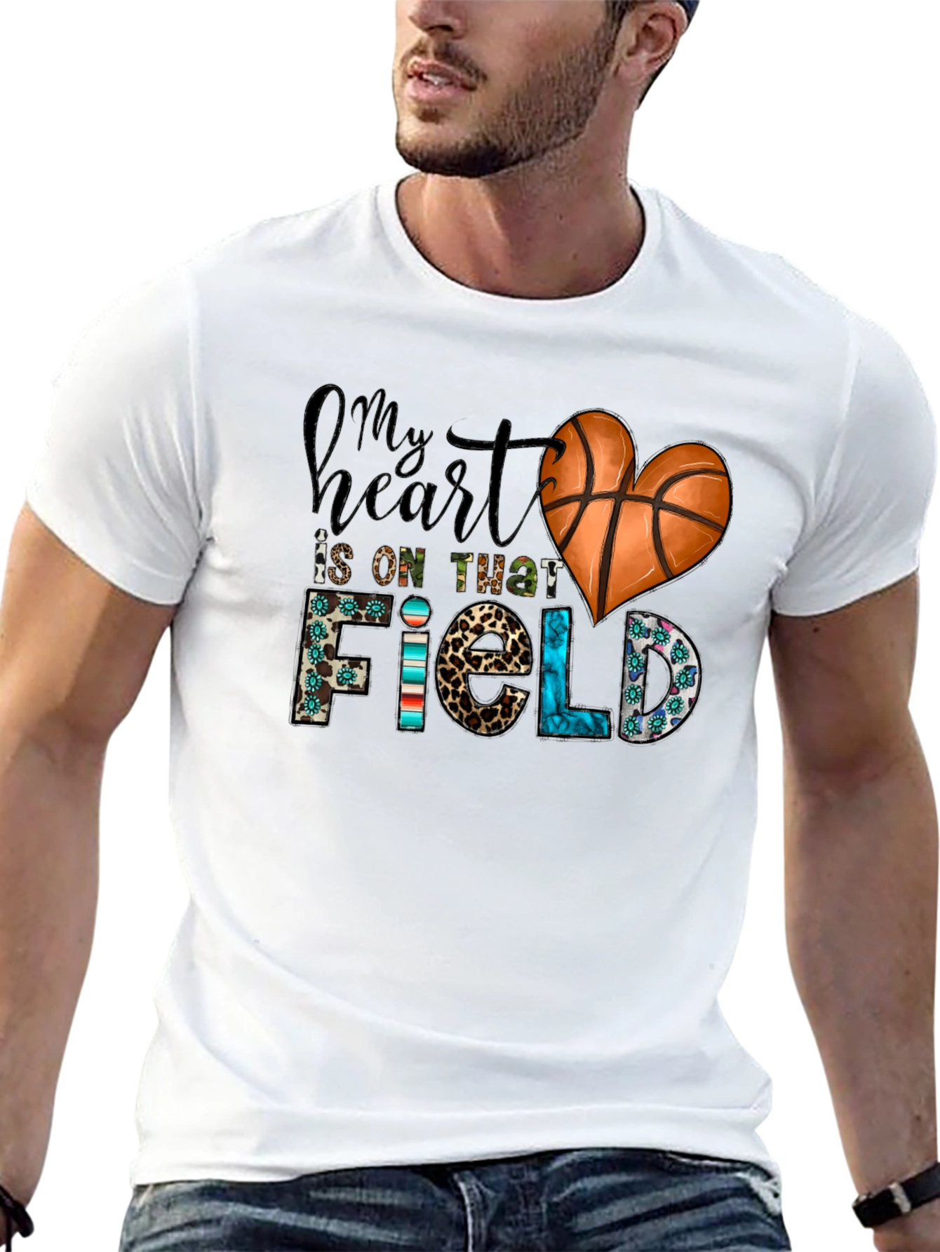 Basketball Heart T-Shirt