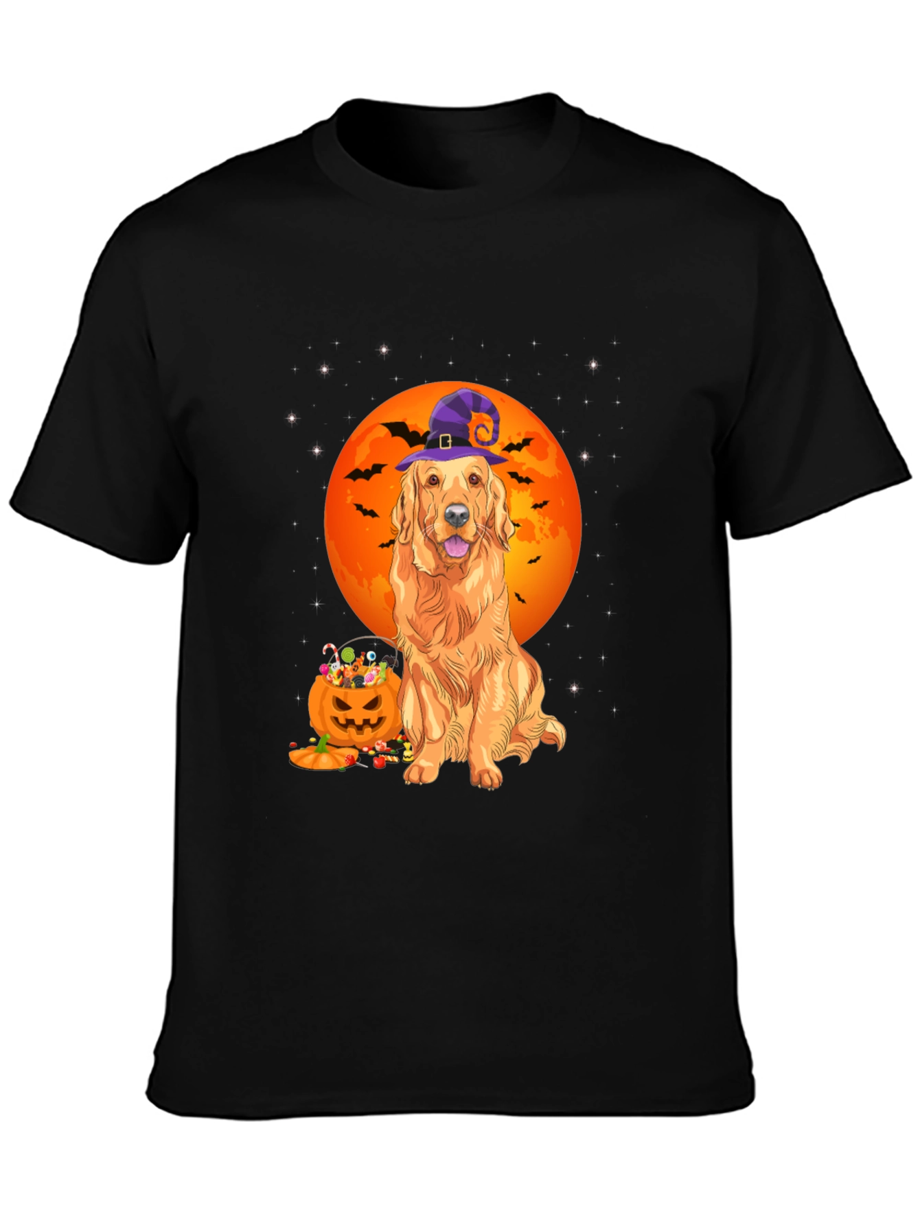 Halloween Golden Retriever T-Shirt
