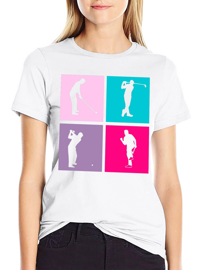 Golf Silhouette Graphic Tee - Mens Black T-Shirt