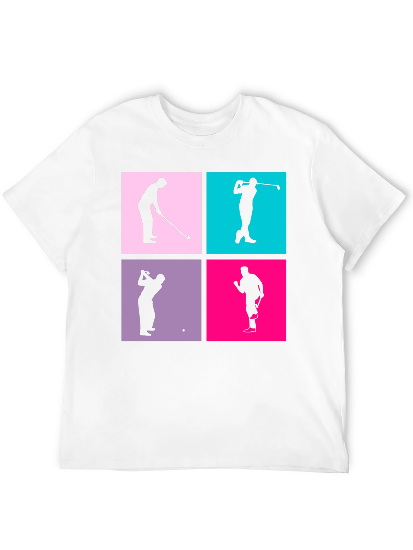 Golf Silhouette Graphic Tee - Mens Black T-Shirt
