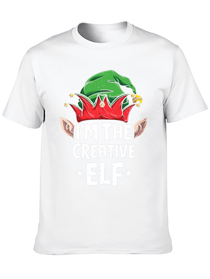 Creative Elf Graphic Tee - Christmas Holiday Shirt