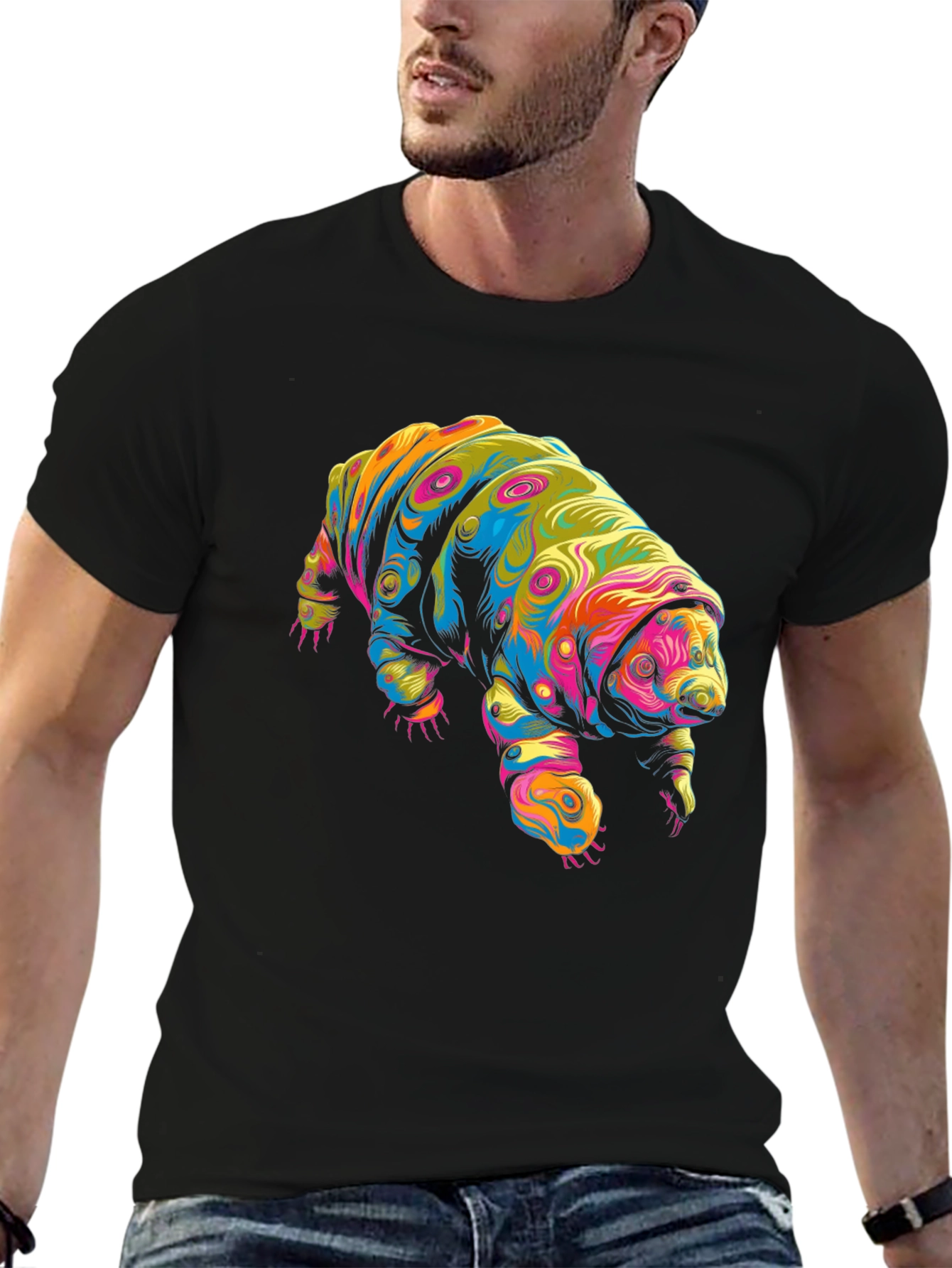 Psychedelic Tardigrade Graphic T-Shirt