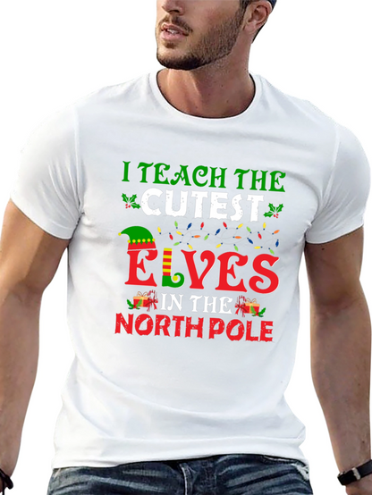 I Teach the Cutest Elves Christmas T-Shirt