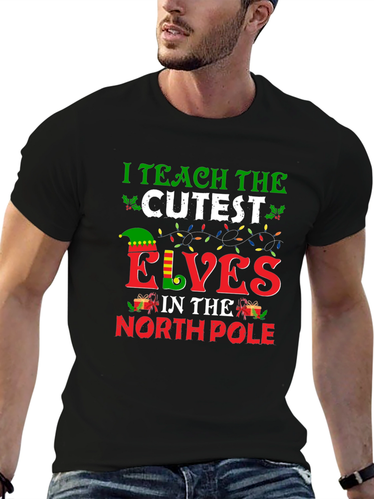I Teach the Cutest Elves Christmas T-Shirt
