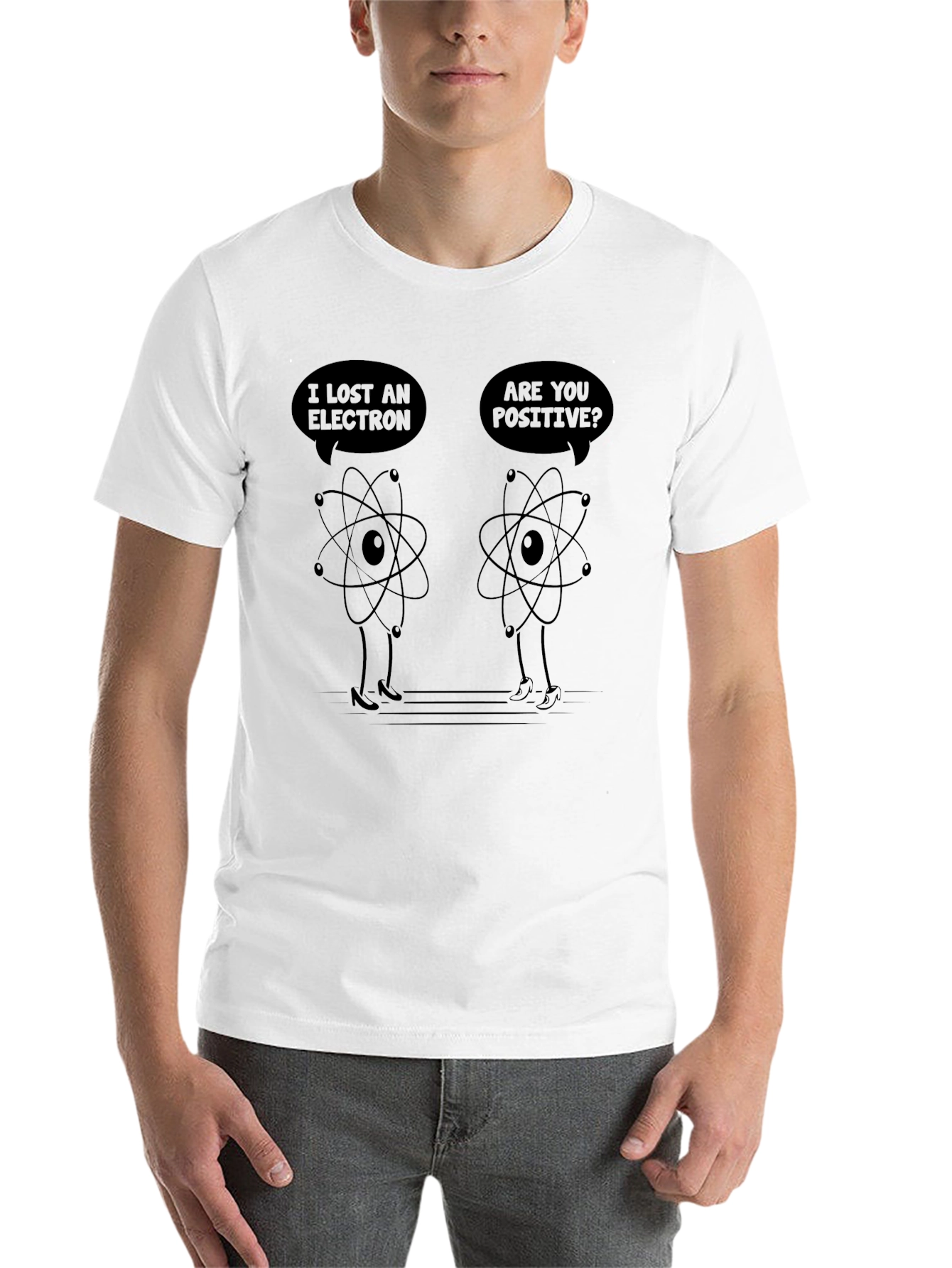 Lost Electron Chemistry Humor T-Shirt