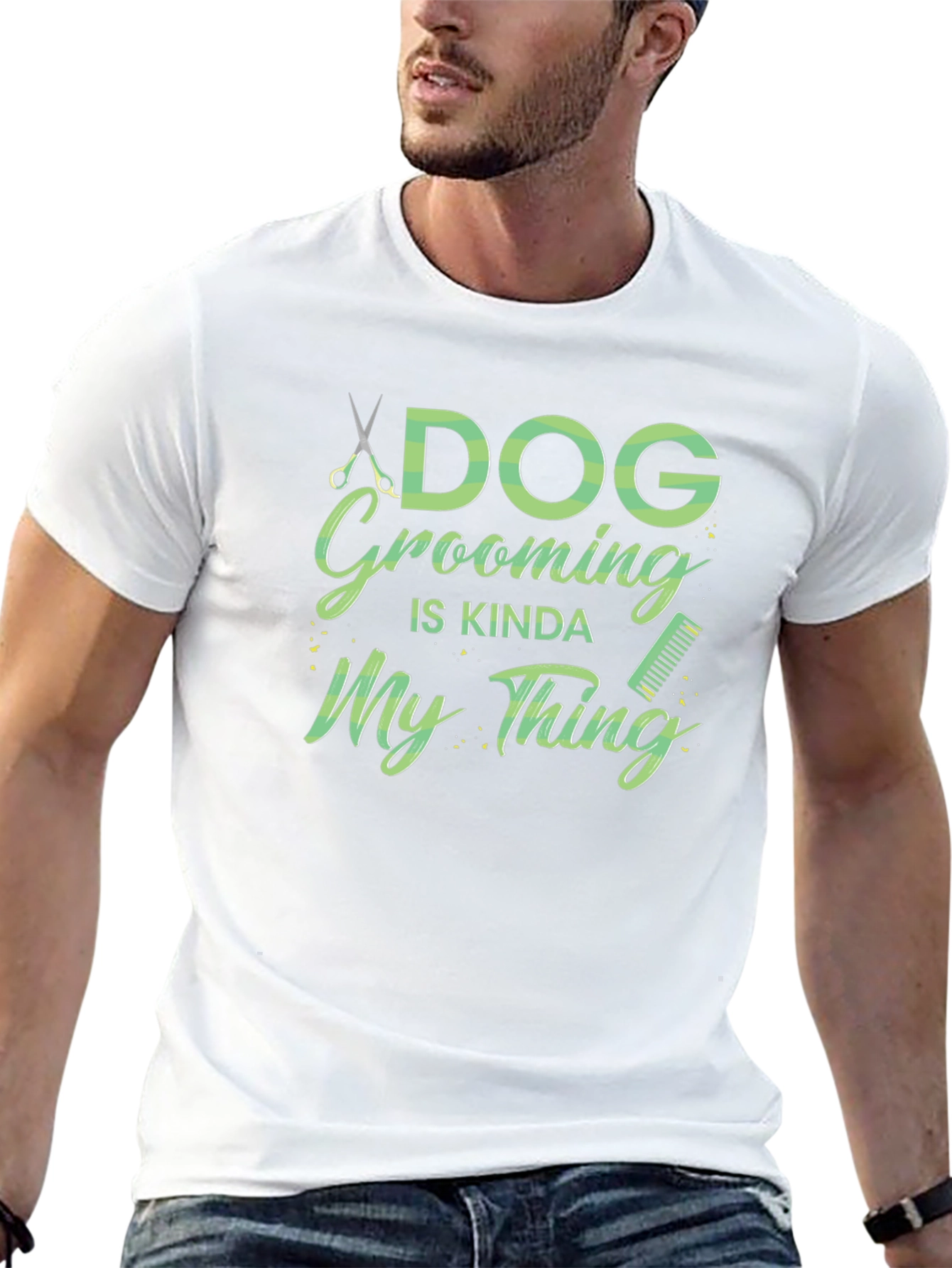 Dog Grooming Is My Thing Black T-Shirt