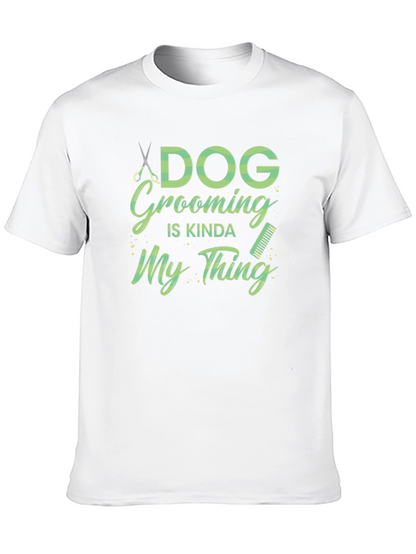 Dog Grooming Is My Thing Black T-Shirt