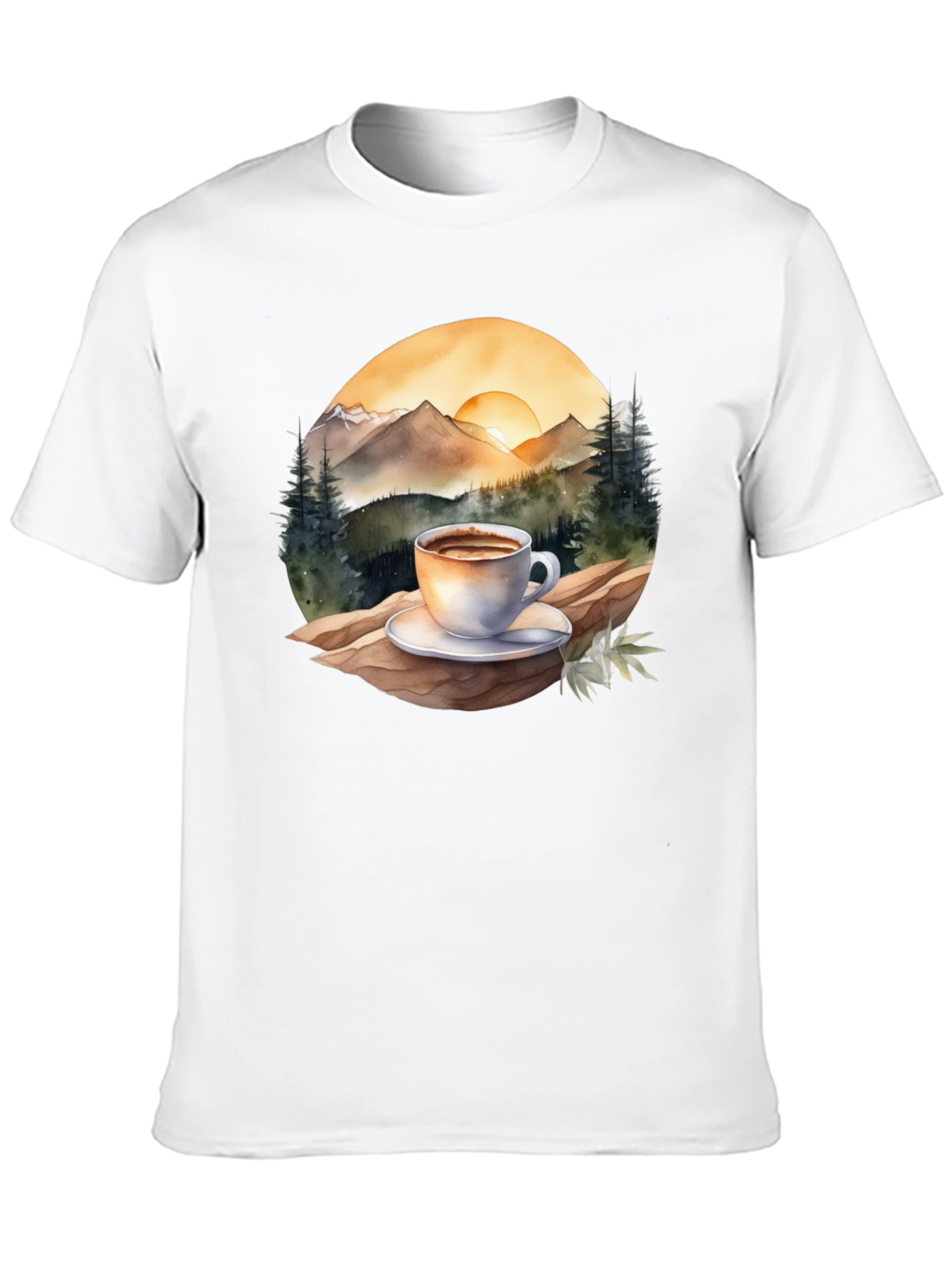 Mountain Coffee Graphic Tee