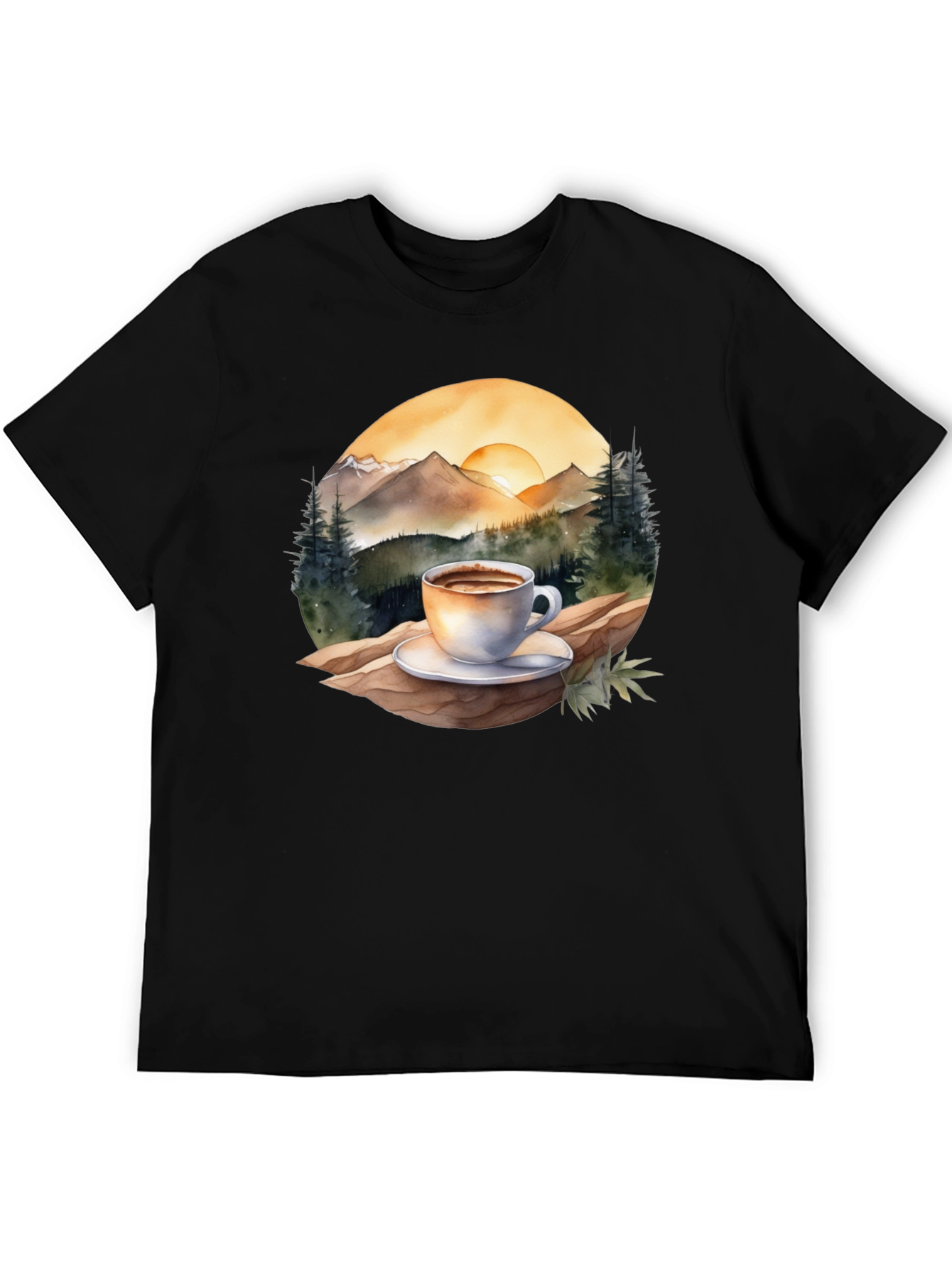 Mountain Coffee Graphic Tee