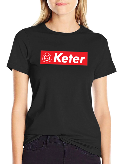 Keter SCP Foundation T-Shirt - Red Box Logo Design