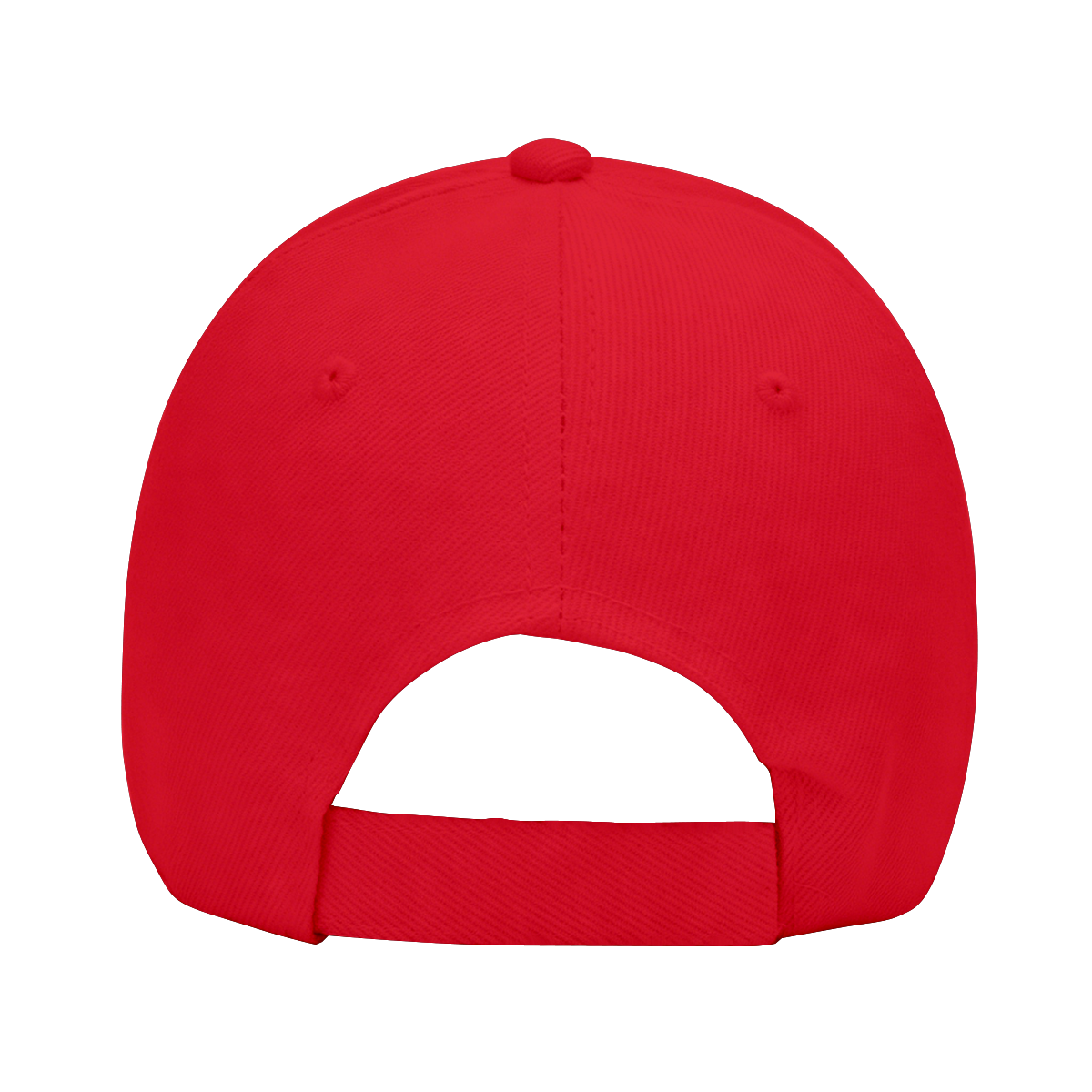 Twin Palm Tree Island Wave Print Red Sandwich Brim Baseball Cap, Beach Holiday Sun Hat