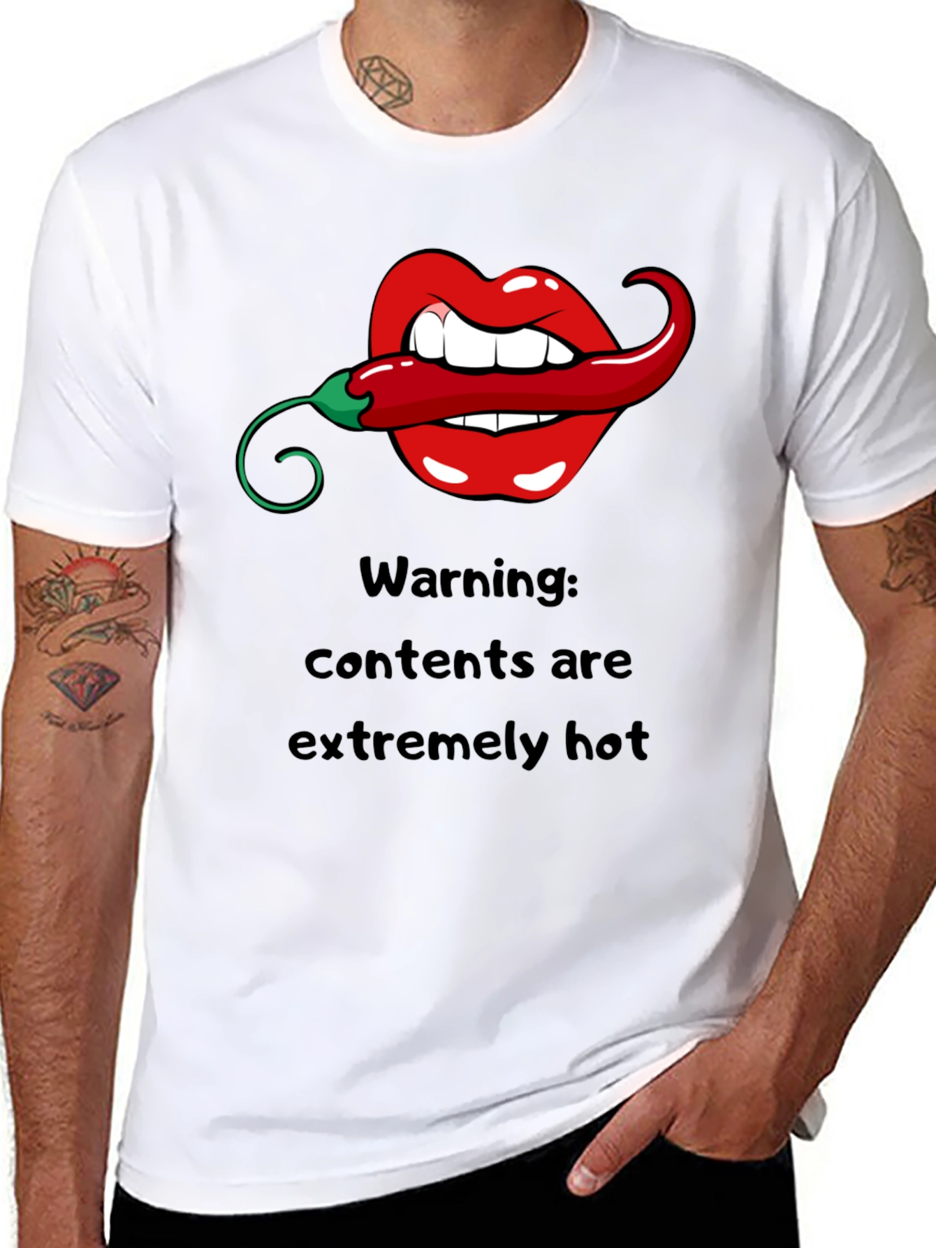 Warning: Extremely Hot Graphic T-Shirt