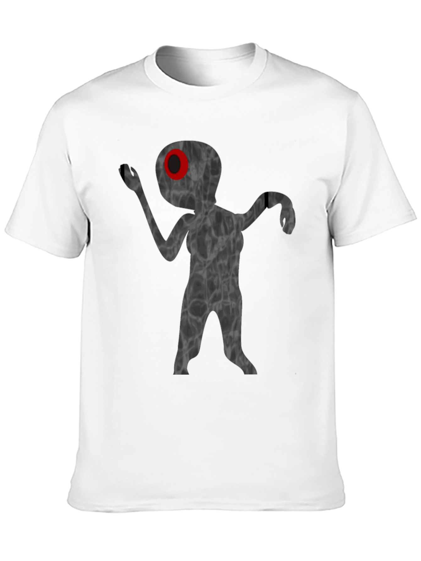 Unique Alien Graphic T-Shirt - Black