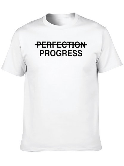Progress Over Perfection T-Shirt - Black