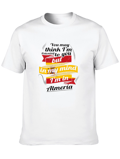 Almeria Mind T-Shirt Spain Travel Vacation Souvenir Tee