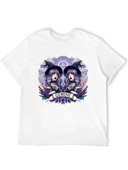 Gemini Zodiac Graphic T-Shirt