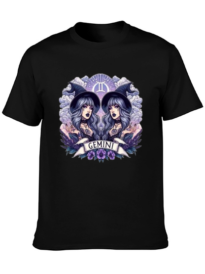 Gemini Zodiac Graphic T-Shirt