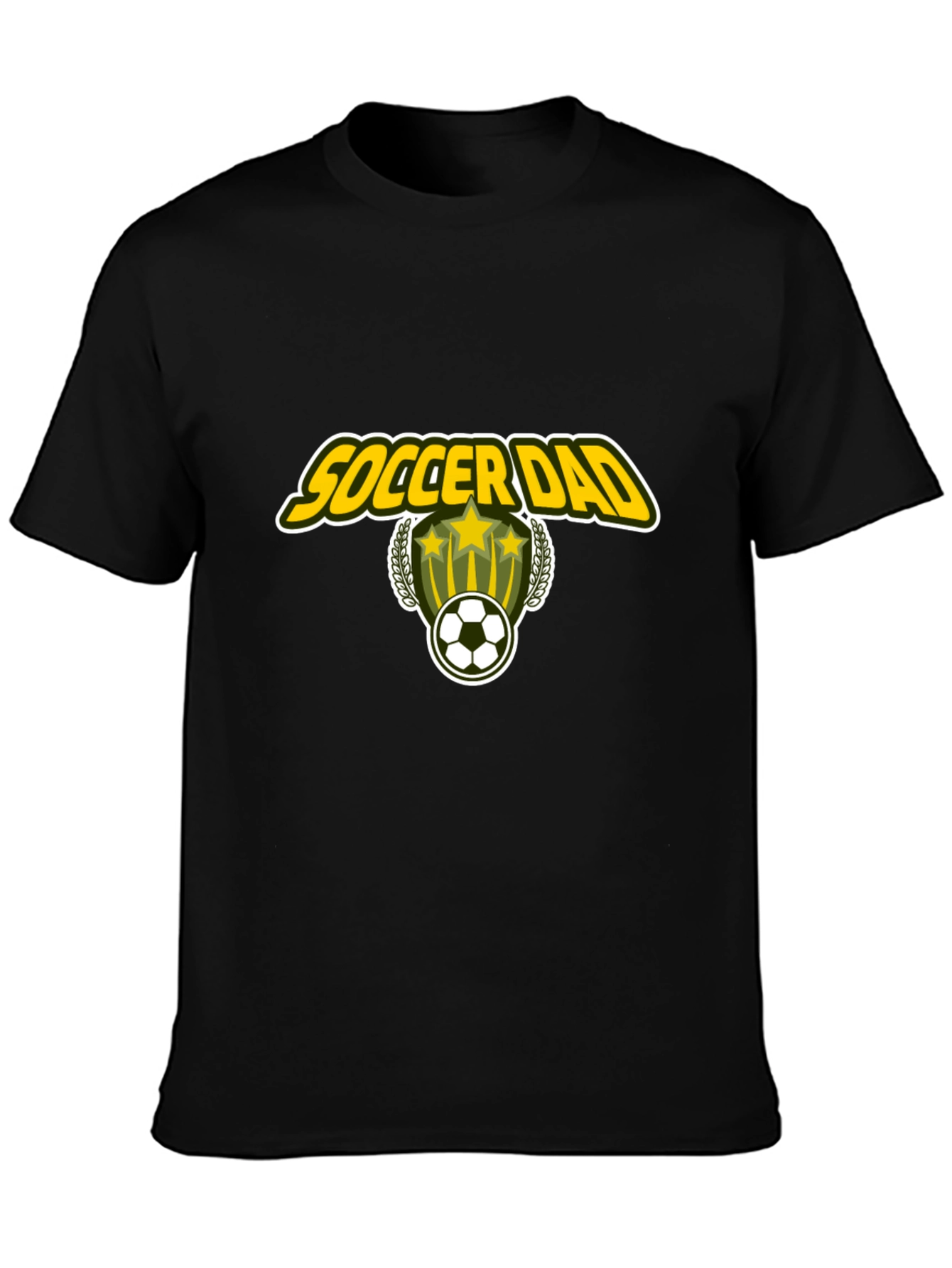 Soccer Dad Graphic Tee - Stylish Black T-Shirt