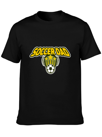 Soccer Dad Graphic Tee - Stylish Black T-Shirt