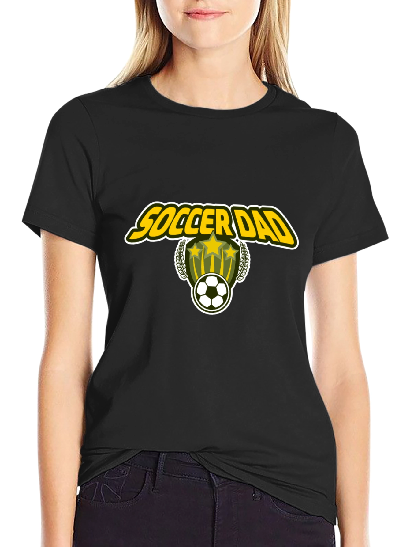 Soccer Dad Graphic Tee - Stylish Black T-Shirt