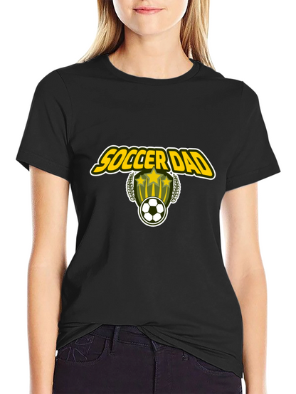 Soccer Dad Graphic Tee - Stylish Black T-Shirt