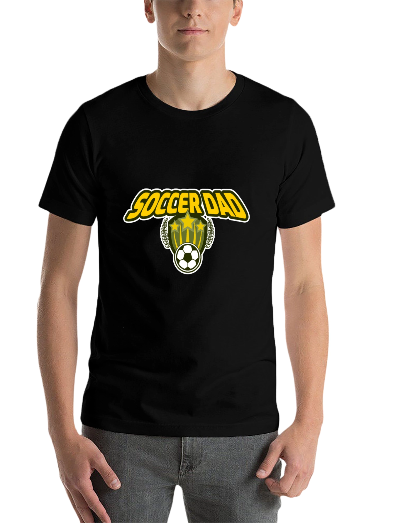 Soccer Dad Graphic Tee - Stylish Black T-Shirt