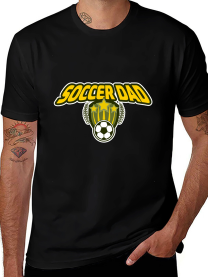 Soccer Dad Graphic Tee - Stylish Black T-Shirt