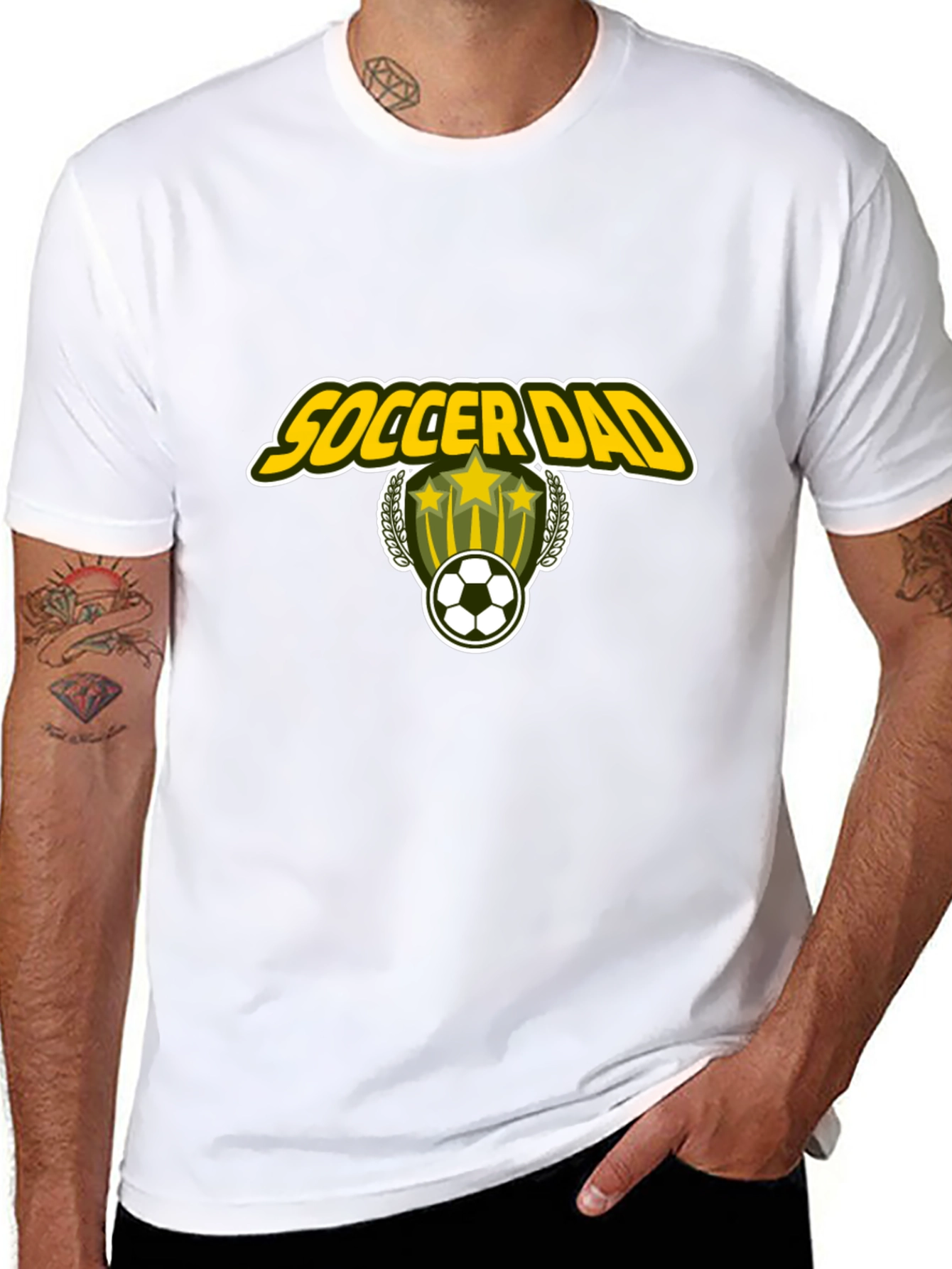Soccer Dad Graphic Tee - Stylish Black T-Shirt