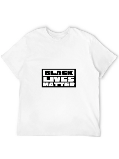 Black Lives Matter Graphic Tee - Mens Black T-Shirt