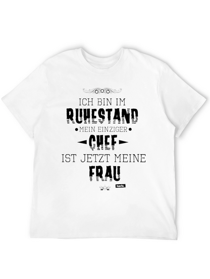 Retired Husband T-Shirt - Wife is the Boss