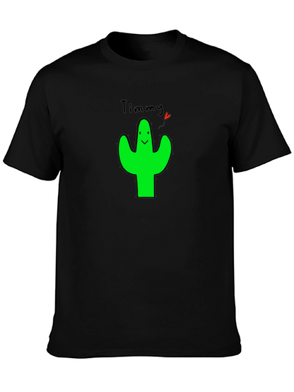 Timmy Cactus Graphic T-Shirt - Cute & Trendy