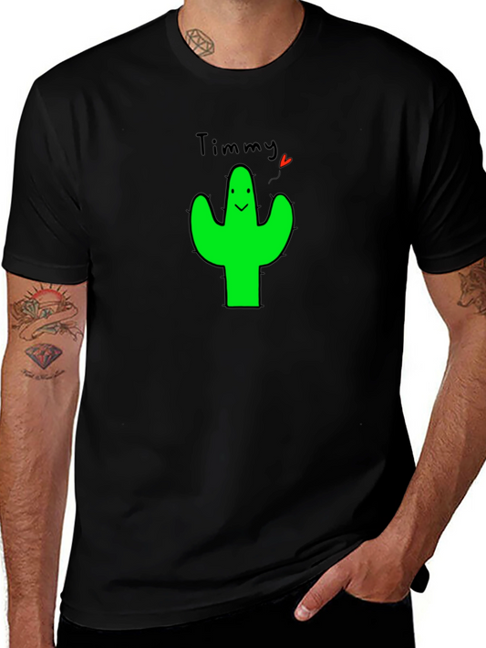 Timmy Cactus Graphic T-Shirt - Cute & Trendy