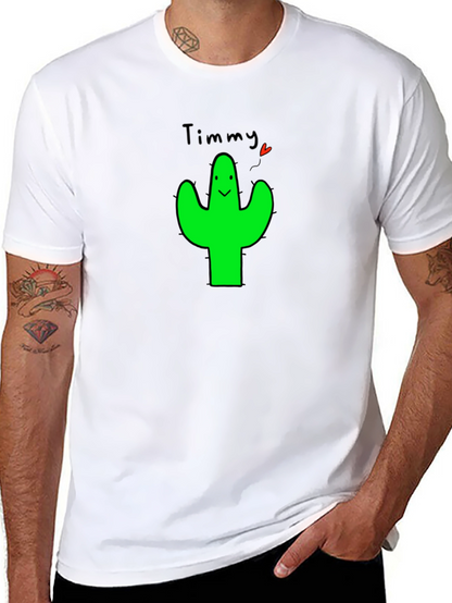 Timmy Cactus Graphic T-Shirt - Cute & Trendy