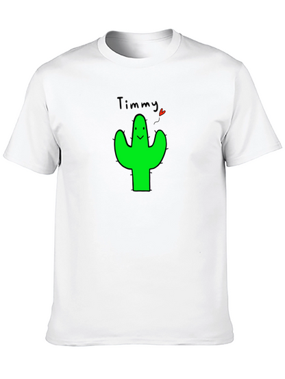 Timmy Cactus Graphic T-Shirt - Cute & Trendy