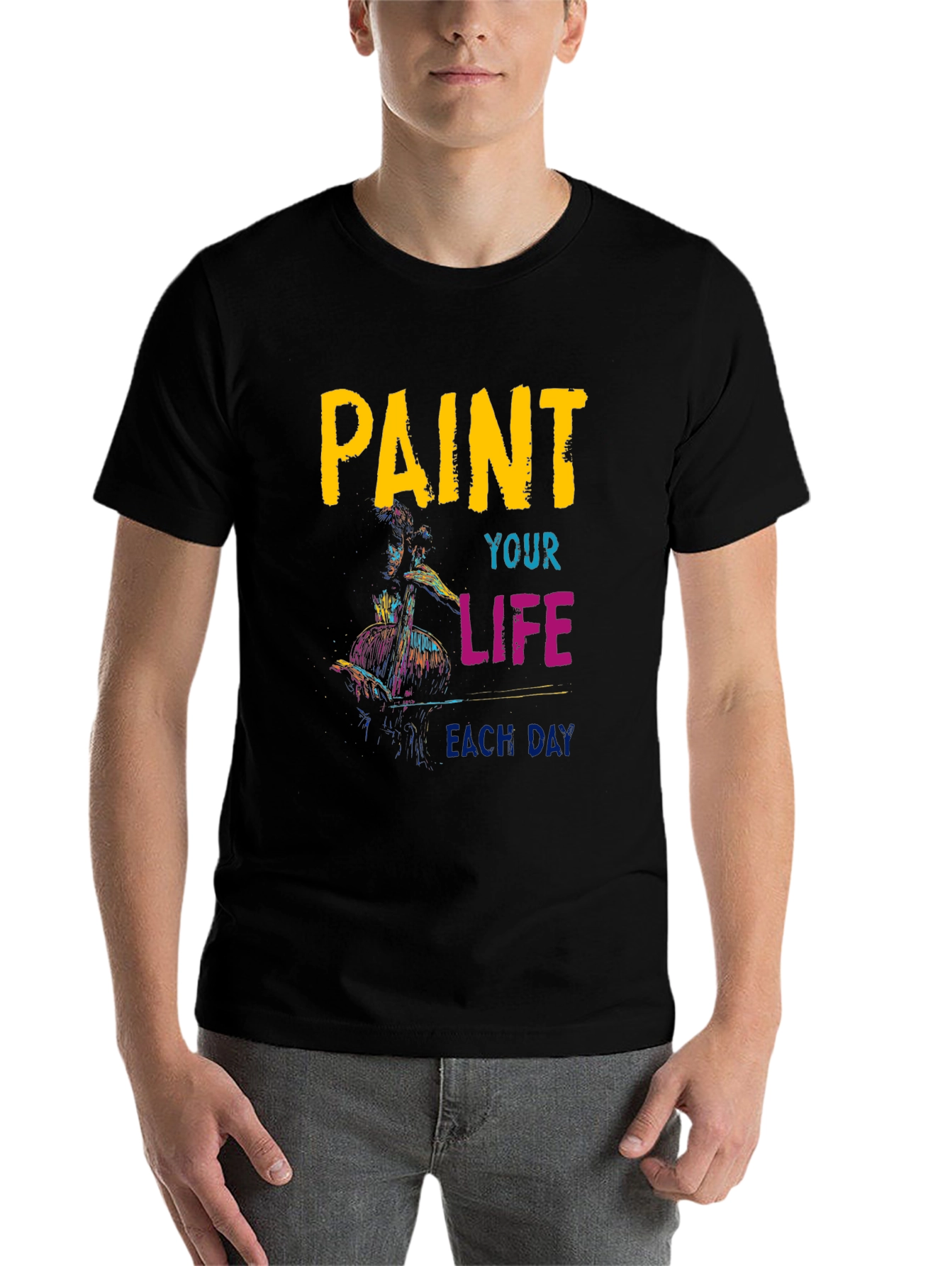 Paint Your Life T-Shirt - Artistic Graphic Tee