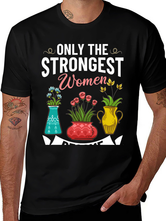 Strongest Women Floral T-Shirt