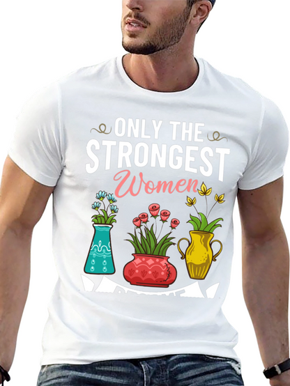 Strongest Women Floral T-Shirt