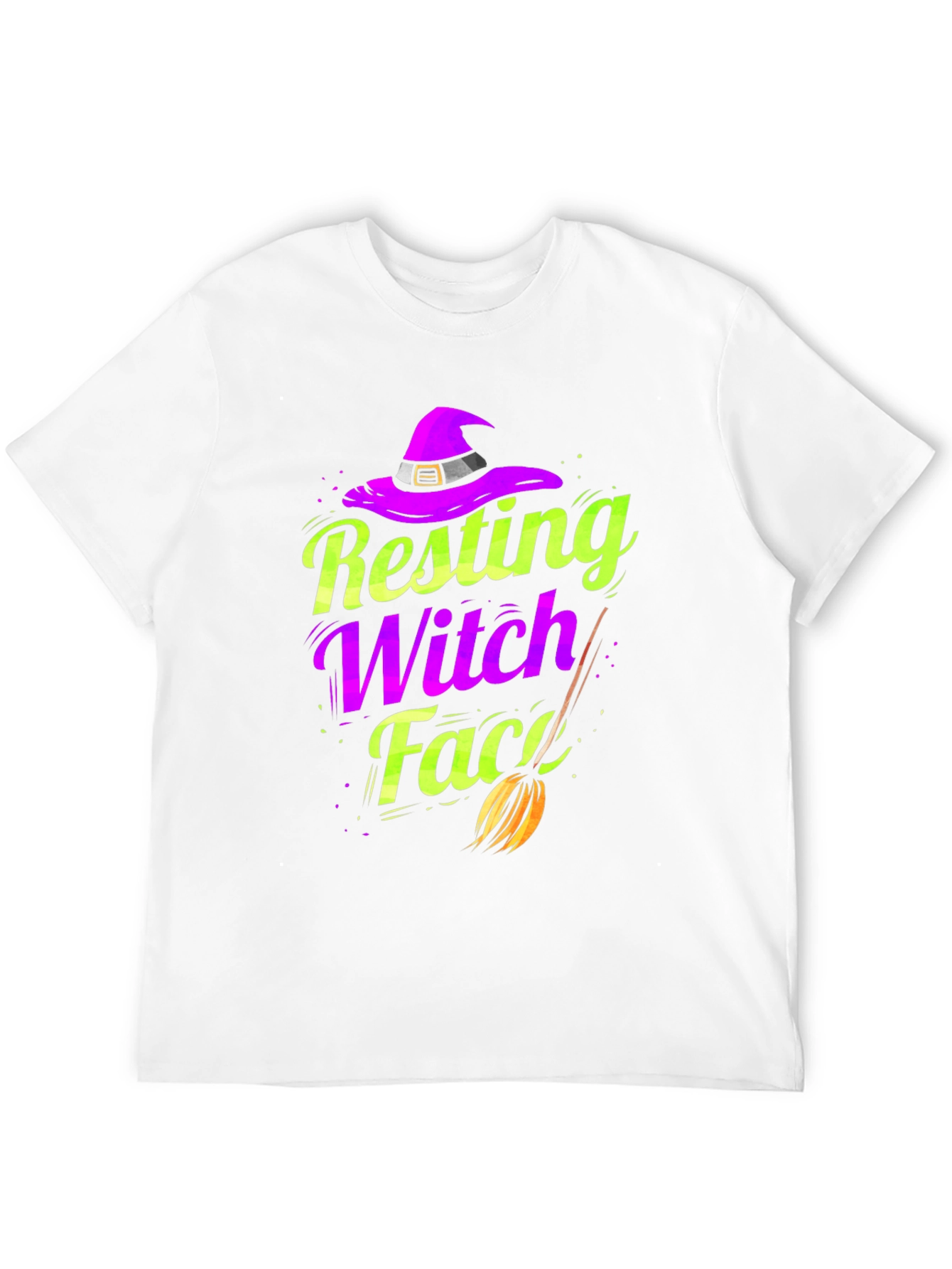 Resting Witch Face T-Shirt - Halloween Apparel