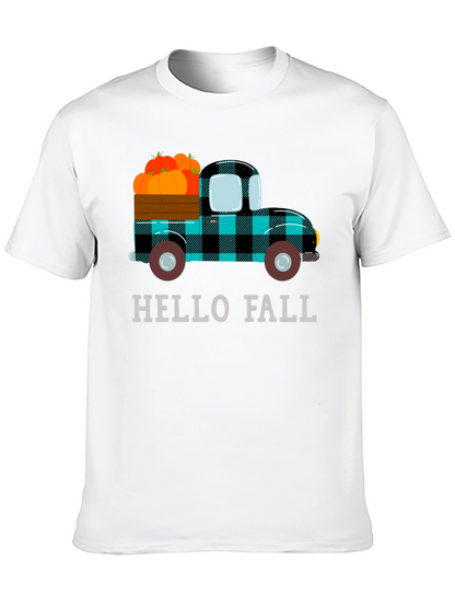 Hello Fall Pumpkin Truck Tee