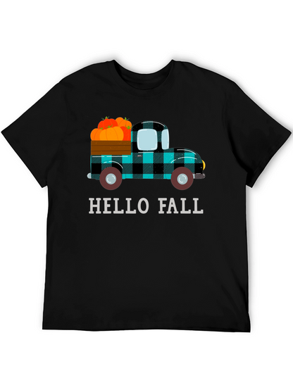 Hello Fall Pumpkin Truck Tee