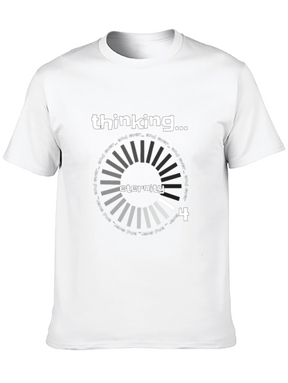 Thinking Eternity Black Graphic Tee