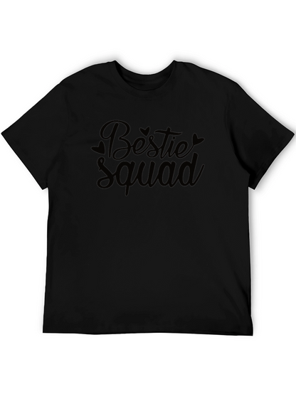 Bestie Squad Black Graphic T-Shirt