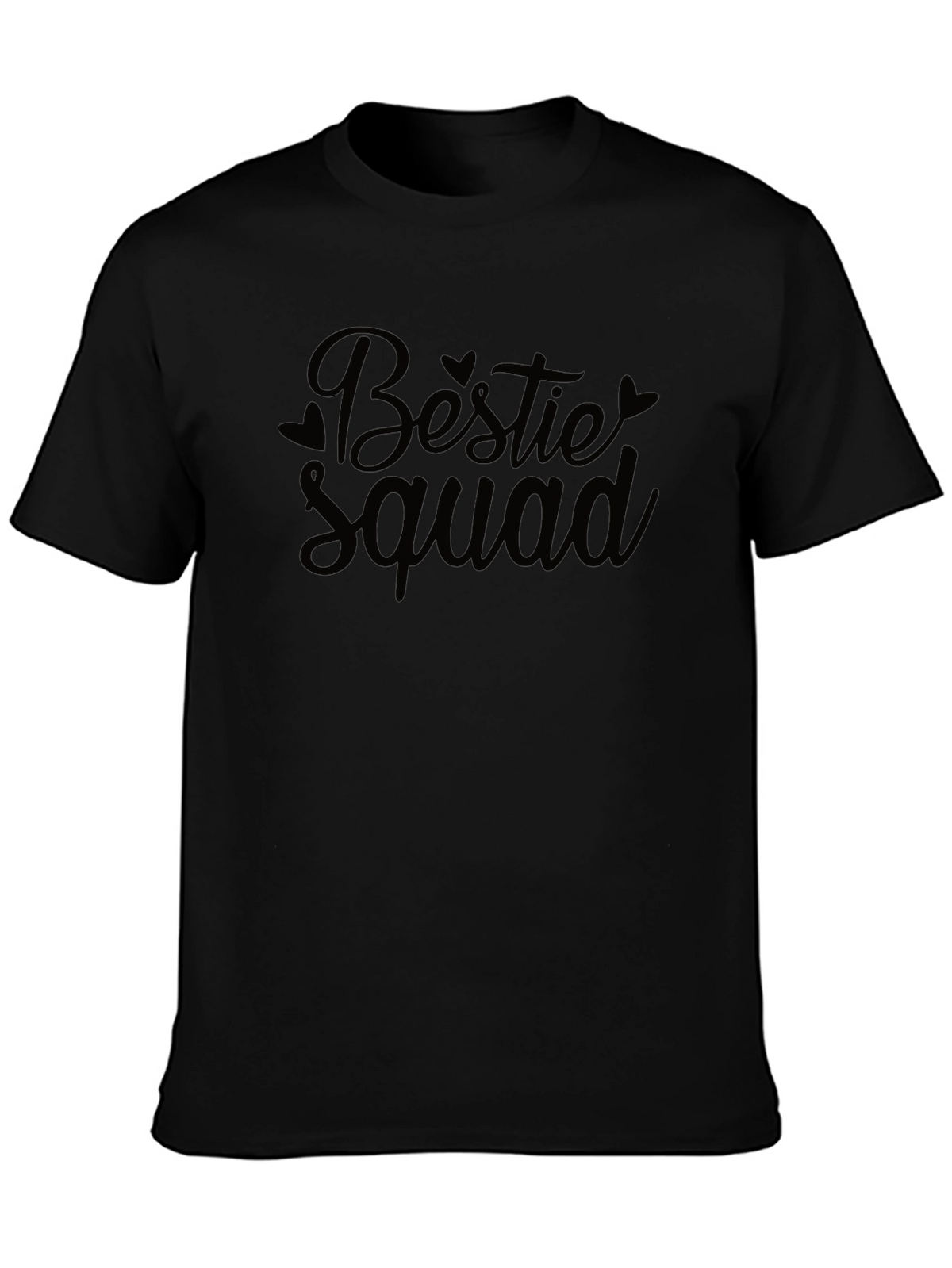 Bestie Squad Black Graphic T-Shirt