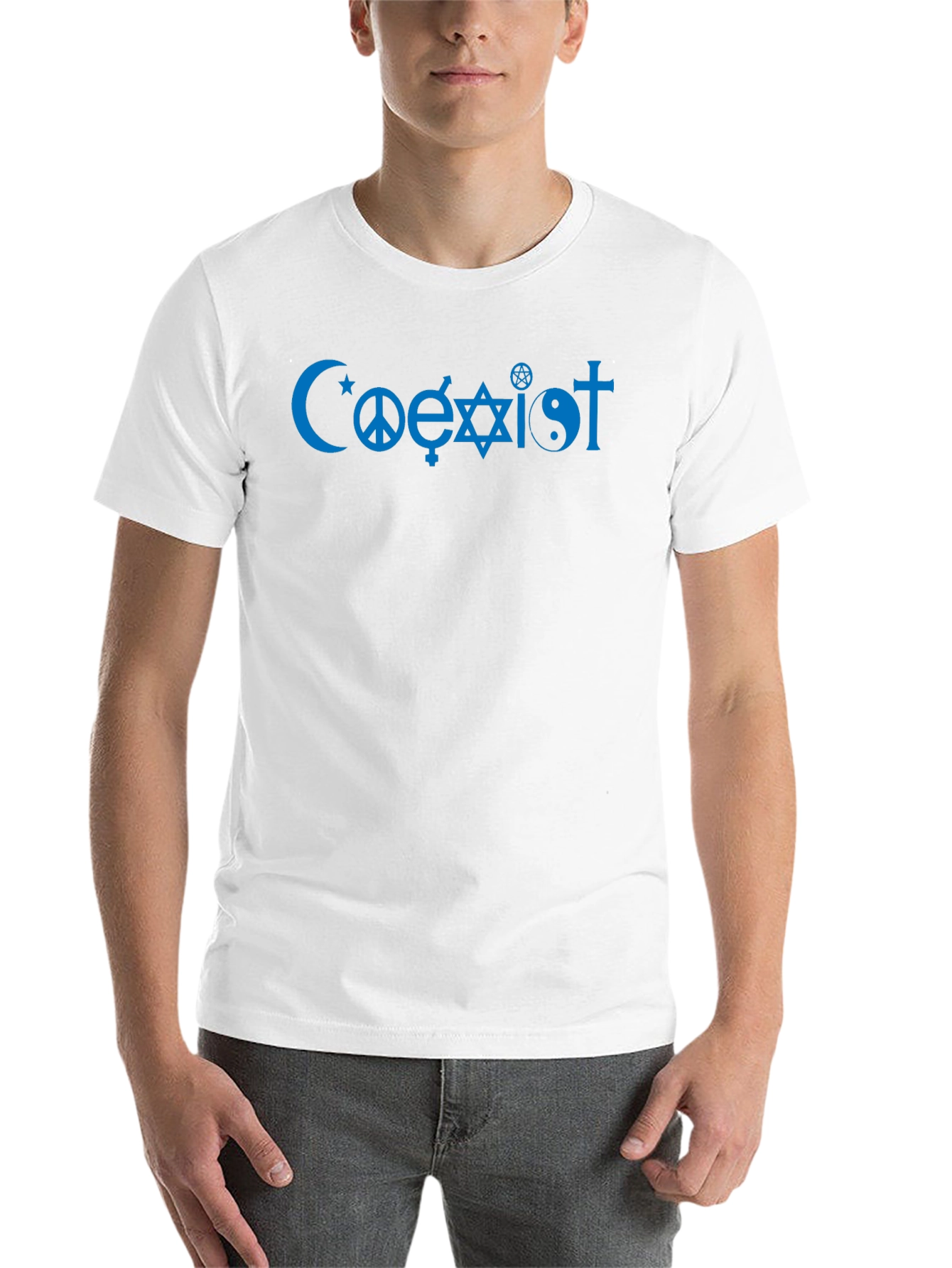 Coexist Symbol Black T-Shirt