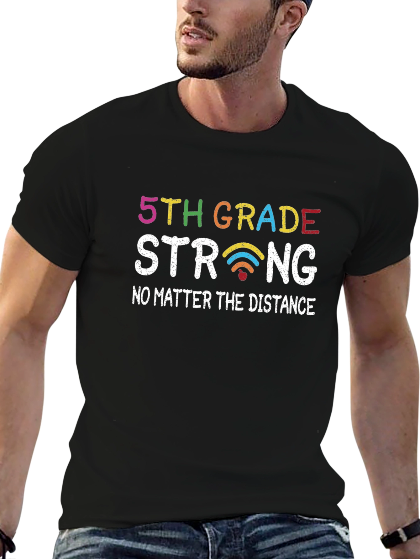 5th Grade Strong T-Shirt - Distance Learning Support