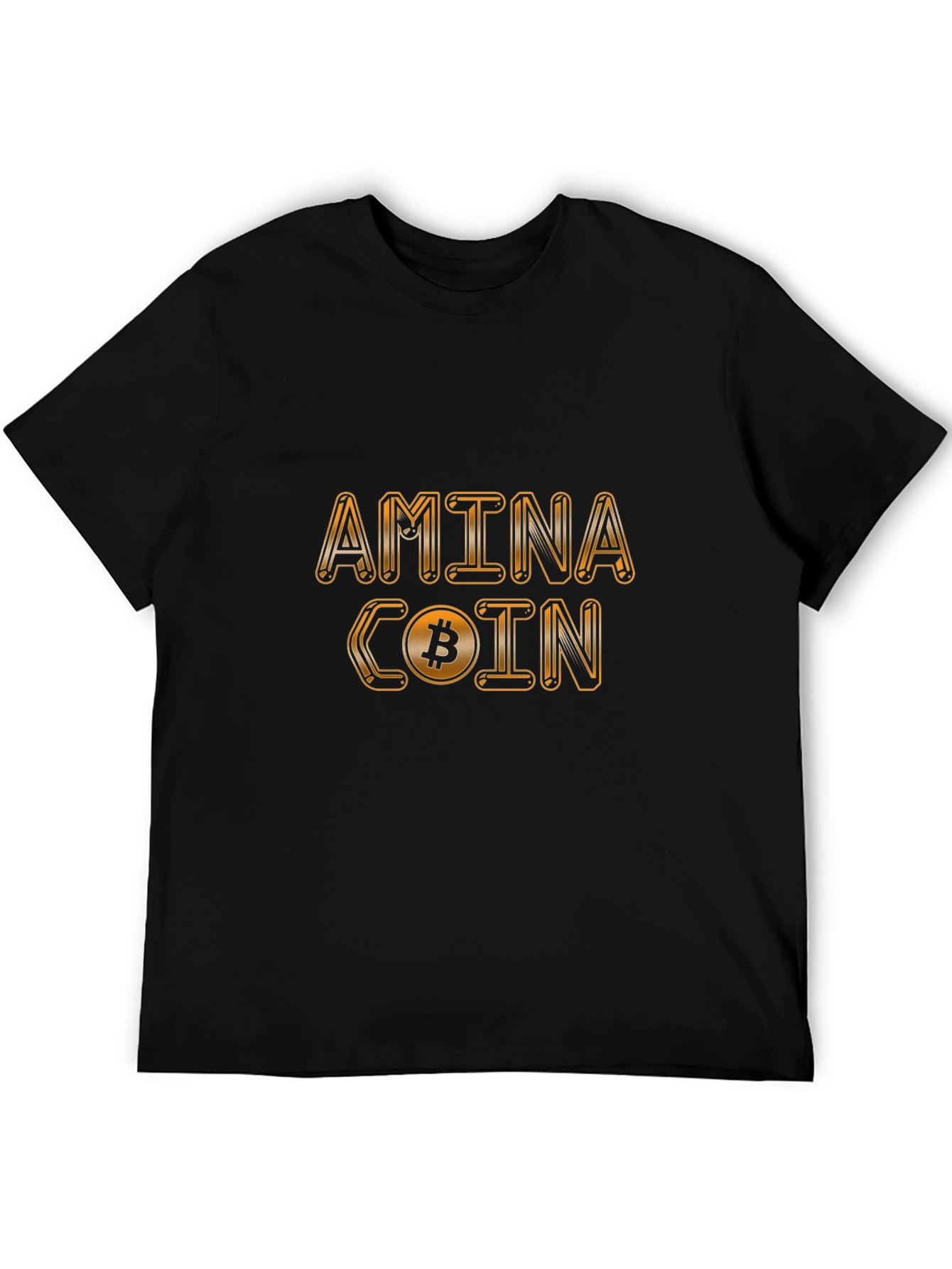 Amina Coin Bitcoin T-Shirt - Black