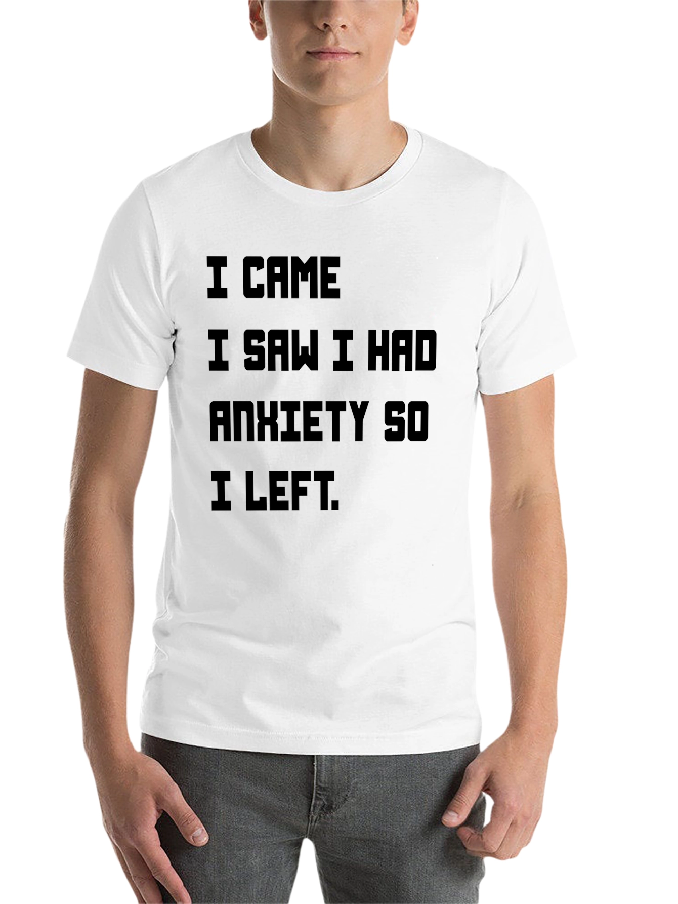 Anxiety Funny Graphic T-Shirt